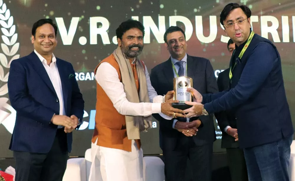 V R Industries was awarded MSME Exporter of the Year in the category Health Foods. 