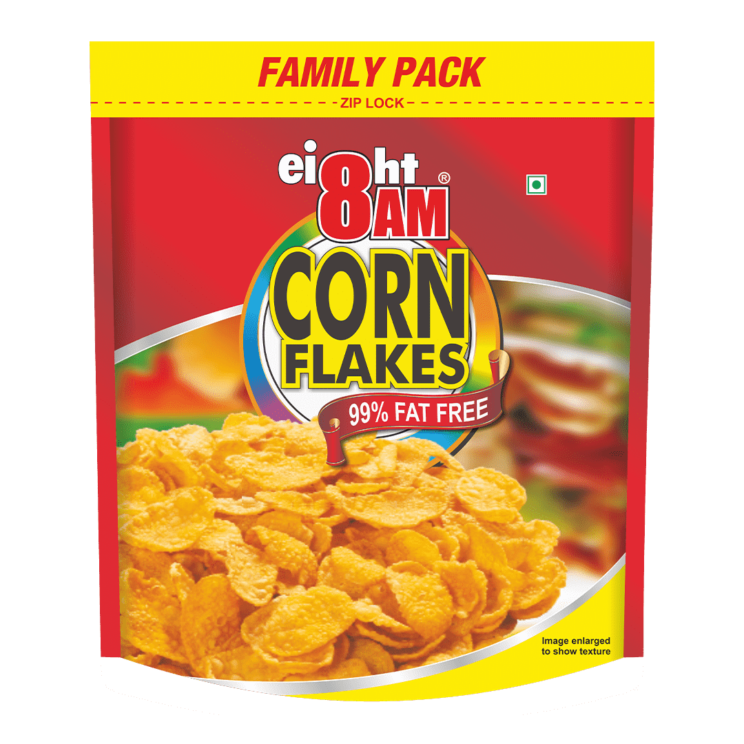 8AM Family Pack Corn Flakes 